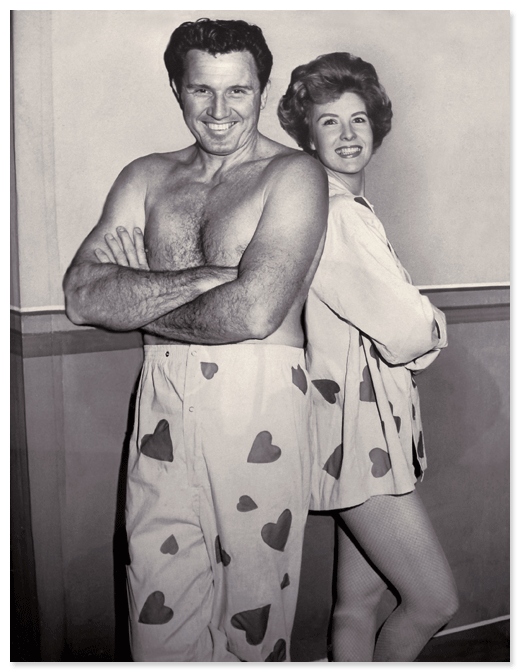 Julia Meade and John Raitt in The Pajama Game