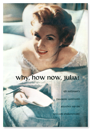 Julia Meade in TV Guide. January 3, 1959