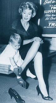 Julia Meade and daughter Caroline 1960