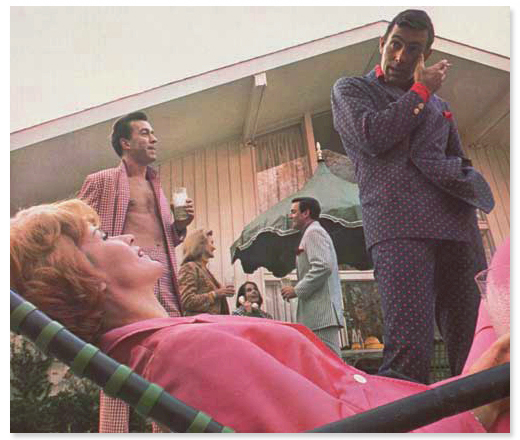 Julia Meade and O. Worsham Rudd in a 1967 Look Magazine fashion photo