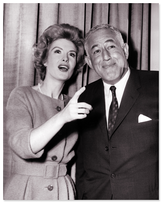 Julia Meade and William Castle, Chicago, 1962